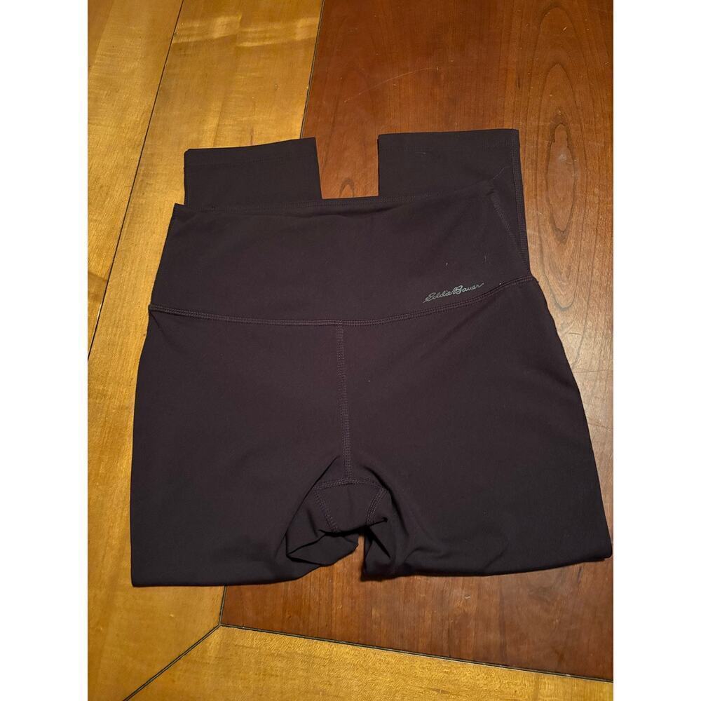 Eddie Bauer Plum Cropped Leggings XS